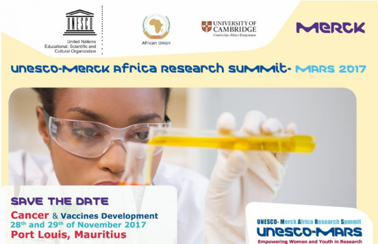 Call for Applications:UNESCO Merck Africa Research Summit-MARS 2017