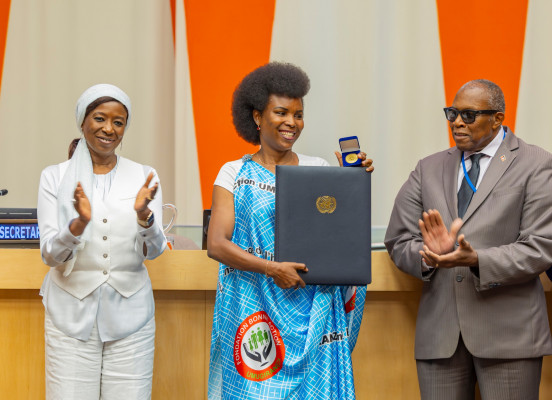 Message from Dr. Rasha Kelej, CEO of Merck Foundation, on congratulating Burundi’s First Lady and Foundation Bonne Action Umugiraneza on winning the United Nations Population Award, 2026