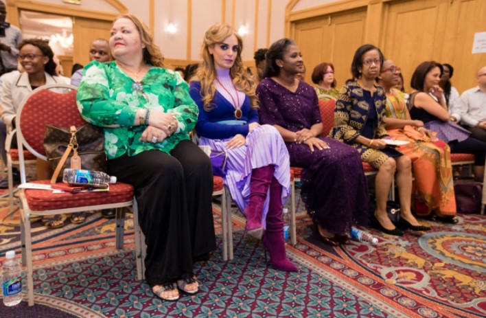 Dr. Rasha Kelej, CEO Merck Foundation with The First Lady of Namibia, H.E. MONICA GEINGOS Launched Merck Foundation Programs in Namibia