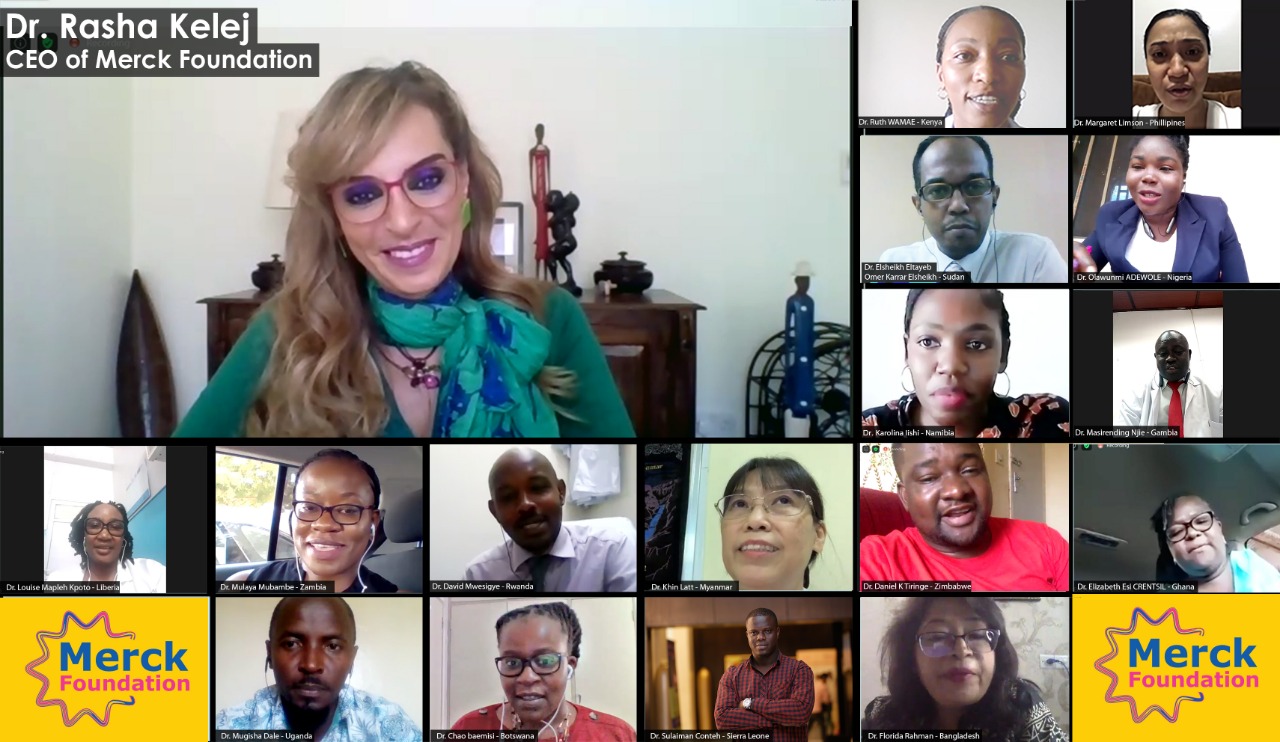 Merck Foundation CEO & Alumni of Sexual Reproductive Medicine during Merck Africa Asia Luminary 2020 | Online Special Edition - Virtual Conference