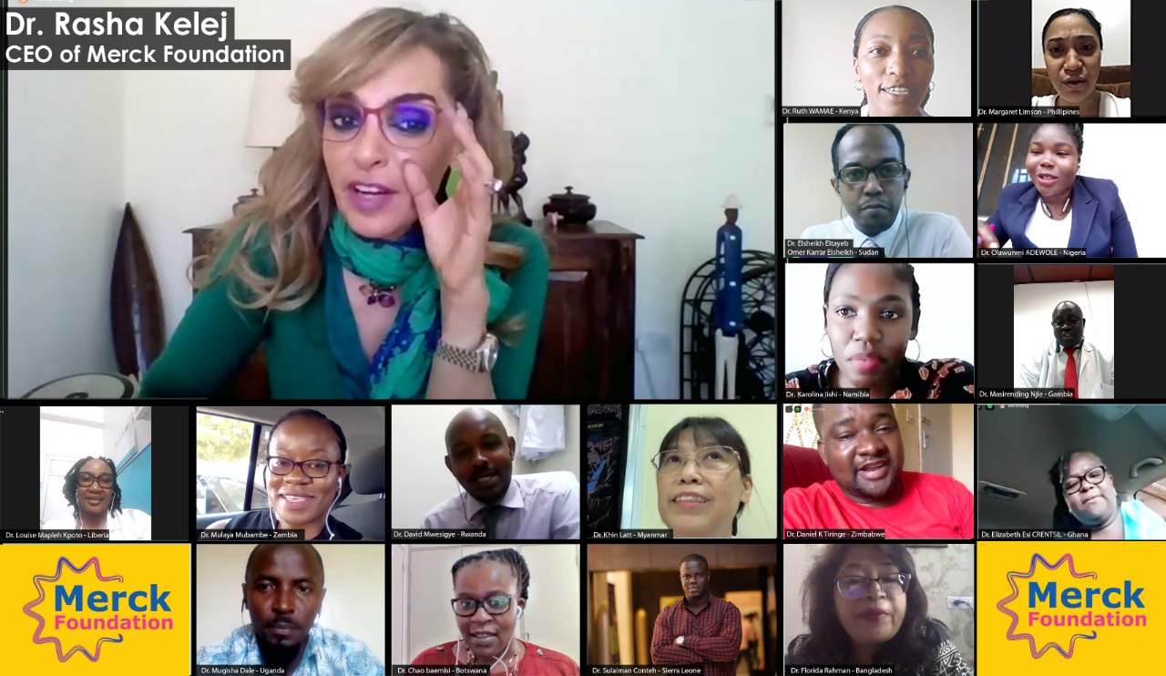 Merck Foundation CEO & Alumni of Sexual Reproductive Medicine during Merck Africa Asia Luminary 2020 | Online Special Edition - Virtual Conference