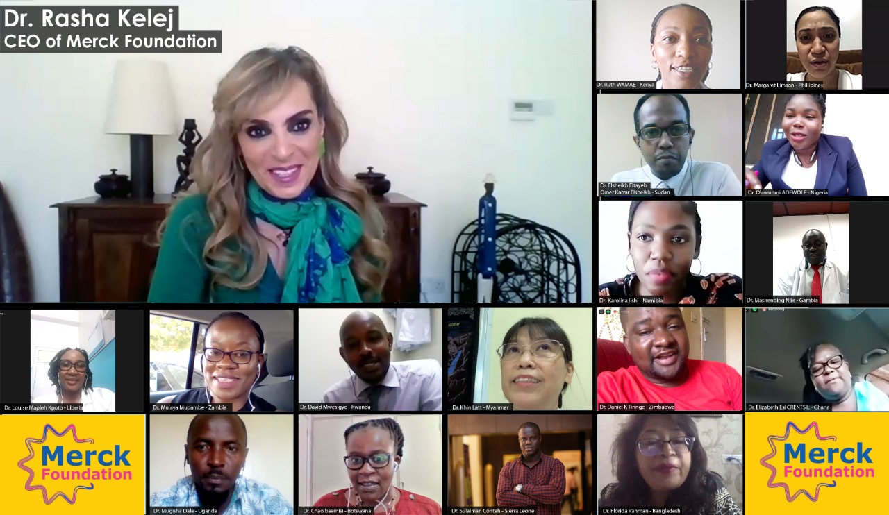 Merck Foundation CEO & Alumni of Sexual Reproductive Medicine during Merck Africa Asia Luminary 2020 | Online Special Edition - Virtual Conference