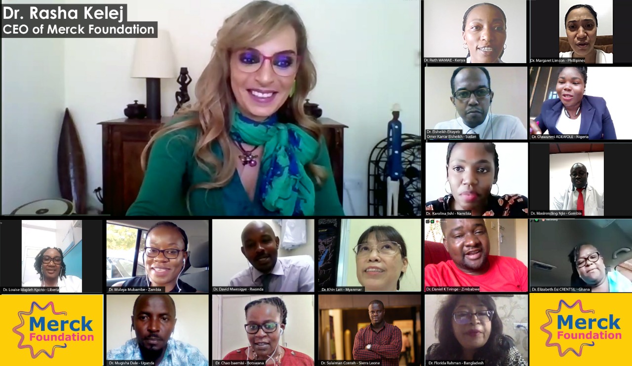 Merck Foundation CEO & Alumni of Sexual Reproductive Medicine during Merck Africa Asia Luminary 2020 | Online Special Edition - Virtual Conference