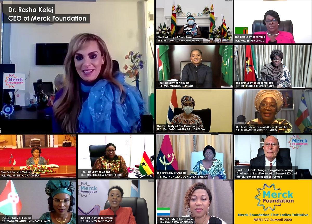 Dr. Rasha Kelej, CEO of Merck Foundation during Merck Foundation First Ladies Initiative - VC Summit