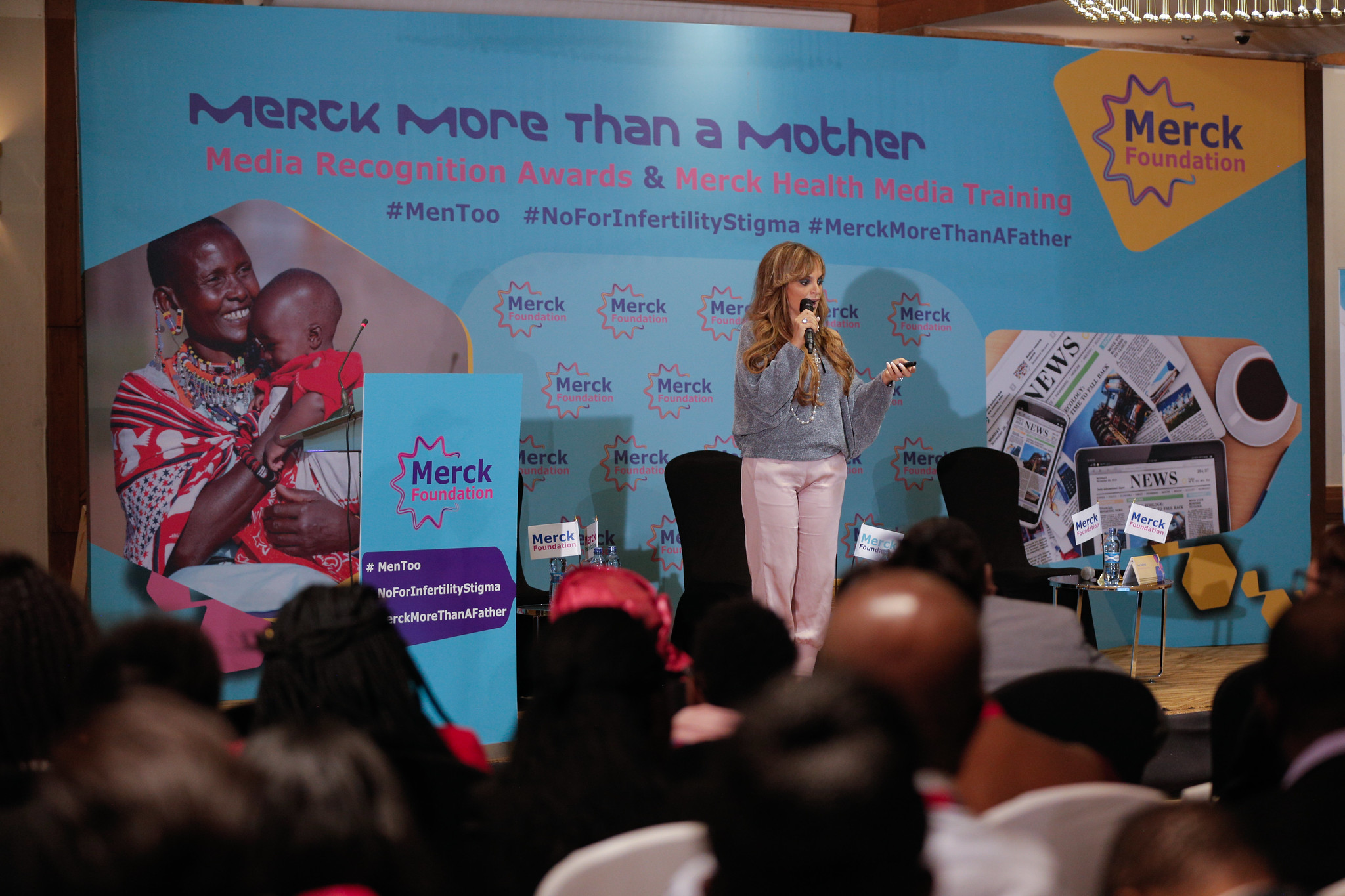 Dr Rasha Kelej, CEO of Merck Foundation and President of Merck More Than a Mother during First Merck Health Media Training to Break the Stigma around Infertility in Africa