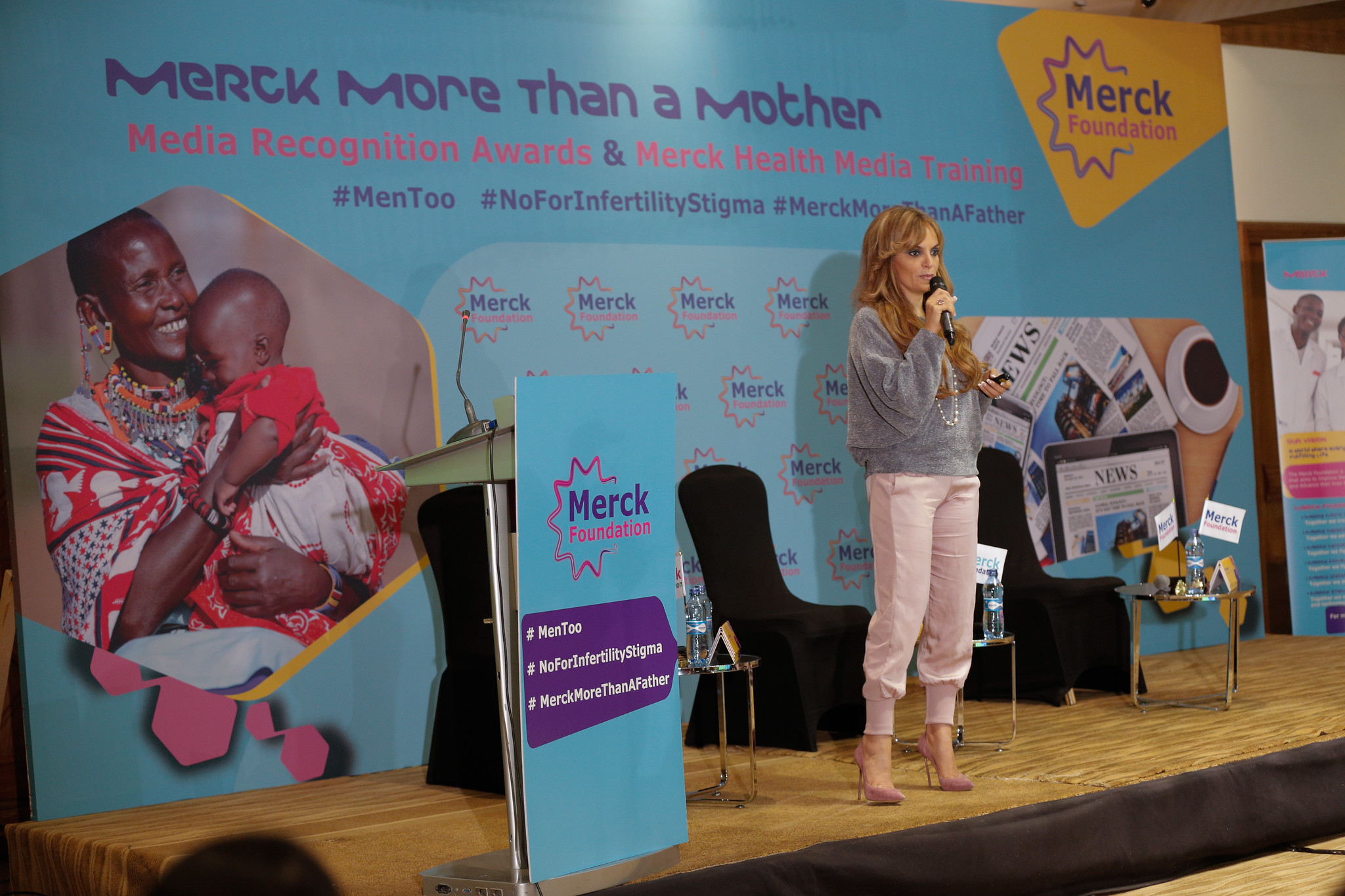 Dr Rasha Kelej, CEO of Merck Foundation and President of Merck More Than a Mother during First Merck Health Media Training to Break the Stigma around Infertility in Africa