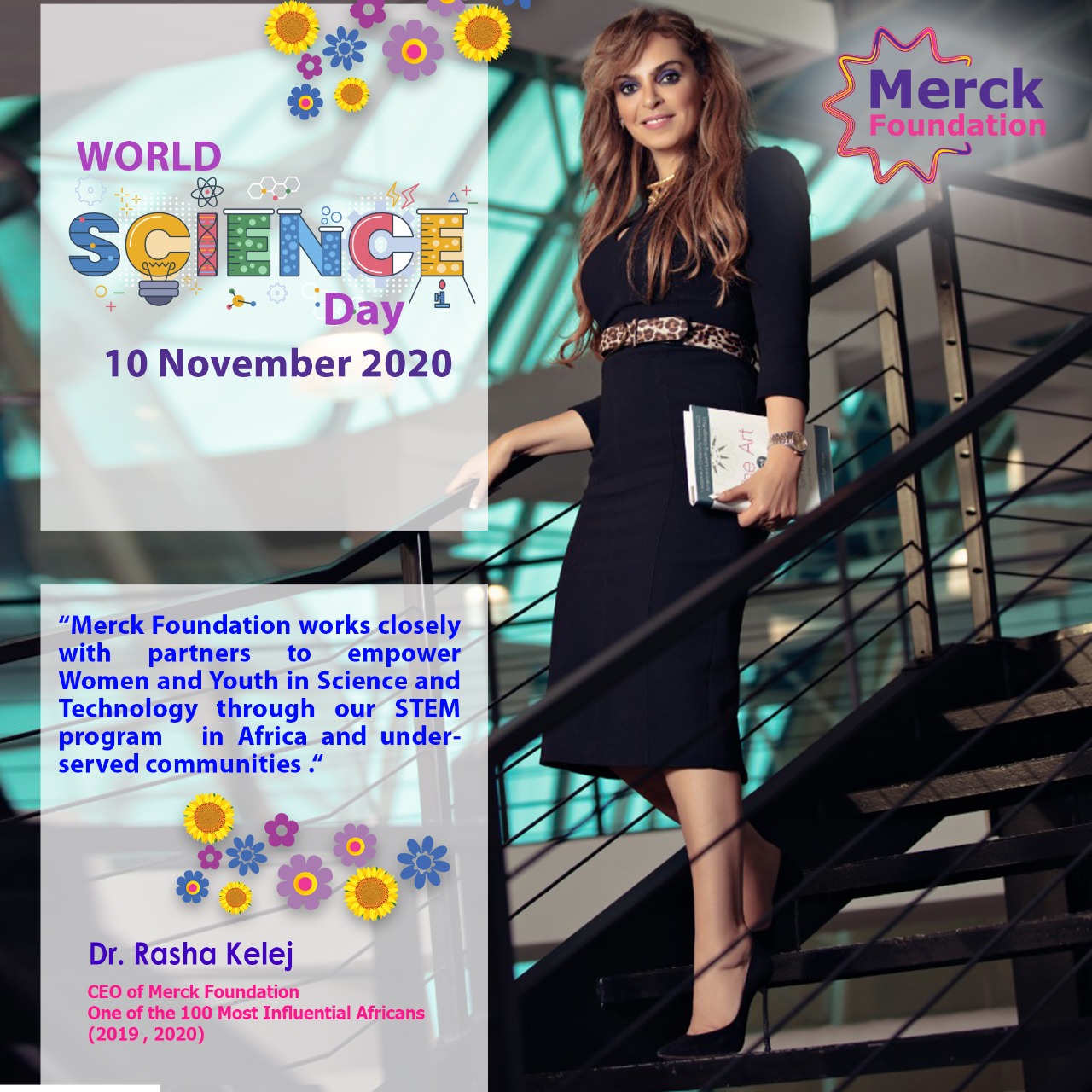 Merck Foundation empowers Women and Youth in Scientific Research through ?MARS Best Young African Researchers Awards? and ?MARS Best African Women Researchers Awards?, since 2015.