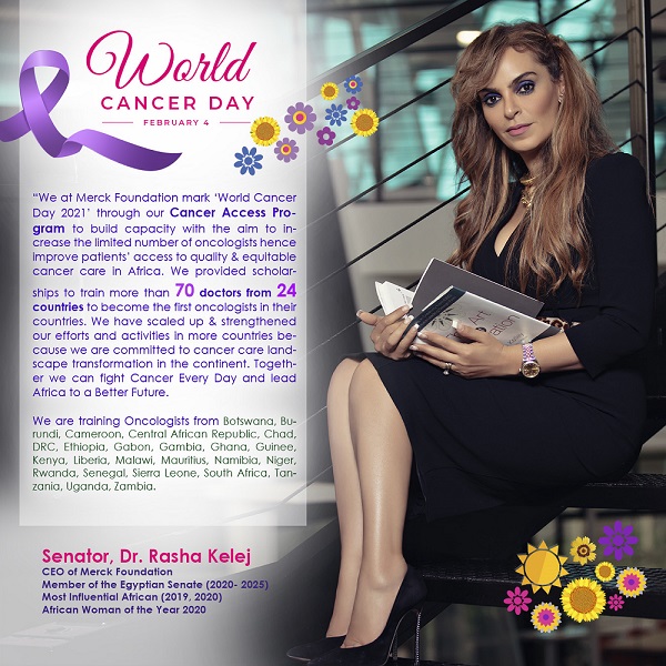 Merck Foundation marks World Cancer Day together with Africa First Ladies and Ministries of Health through building cancer care and increase the limited number of oncologists in their countries.