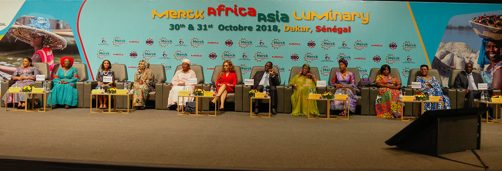 H.E. REBECCA NAA OKAIKOR AKUFO-ADDO, The First Lady of Ghana; H.E. BRIGITTE TOUADERA, The First Lady of Central Africa Republic;  H.E. NEO JANE MASISI, The First Lady of Botswana; H.E. AISSATA ISSOUFOU MAHAMADOU, The First Lady of Niger; H.E. HINDA DEBY I