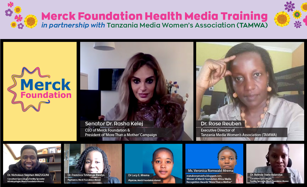 Merck Foundation Health Media Training in Partnership with Tanzania Media Women’s Association (TAMWA) 
