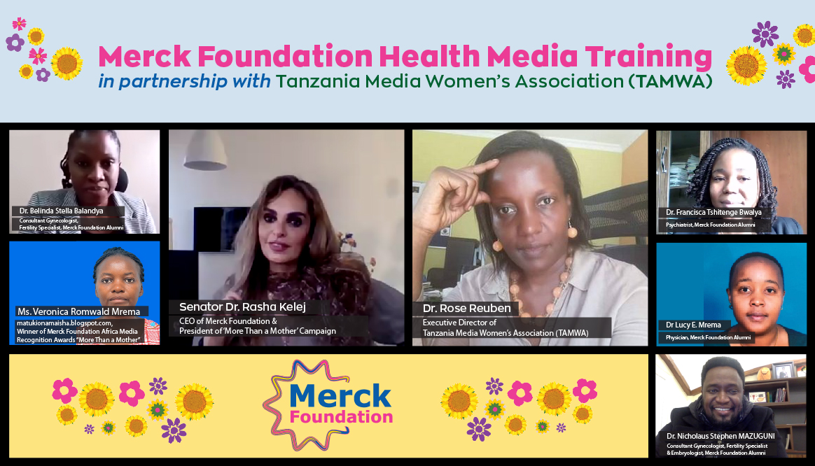 Merck Foundation Health Media Training in Partnership with Tanzania Media Women’s Association (TAMWA) 