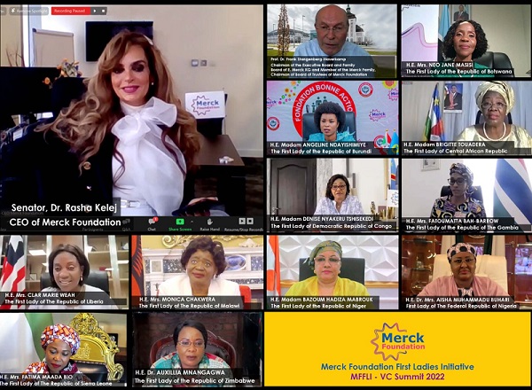 Senator, Dr. Rasha Kelej, CEO of Merck Foundation and President of Merck Foundation “More Than a Mother” Campaign during 4th edition of Merck Foundation First Ladies Initiative- MFFLI -  Summit 