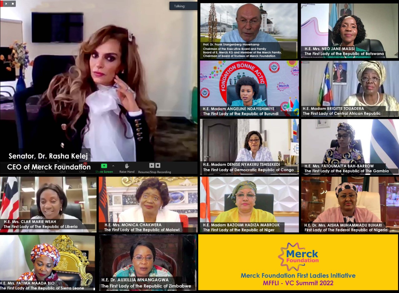 Senator, Dr. Rasha Kelej, CEO of Merck Foundation and President of Merck Foundation “More Than a Mother” Campaign during 4th edition of Merck Foundation First Ladies Initiative- MFFLI -  Summit 