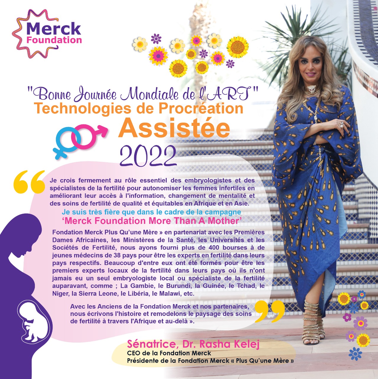 Message from Senator, Dr. Rasha Kelej CEO of Merck Foundation