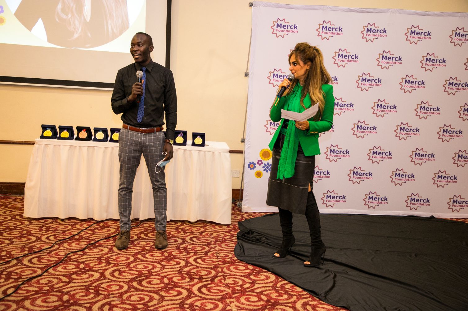 Merck Foundation CEO met and acknowledged their ALUMNI and Winners of Merck Foundation Awards.