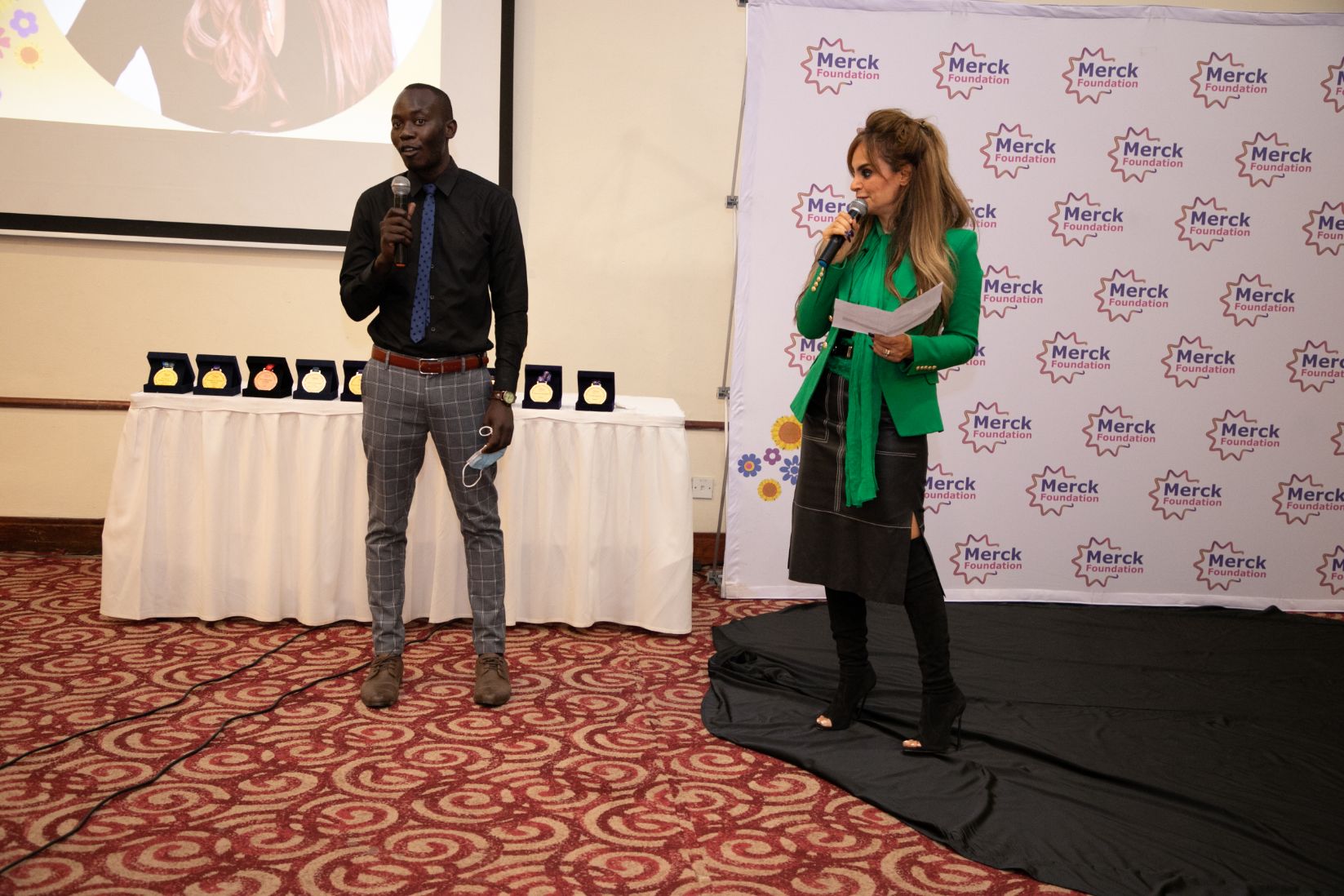 Merck Foundation CEO met and acknowledged their ALUMNI and Winners of Merck Foundation Awards.