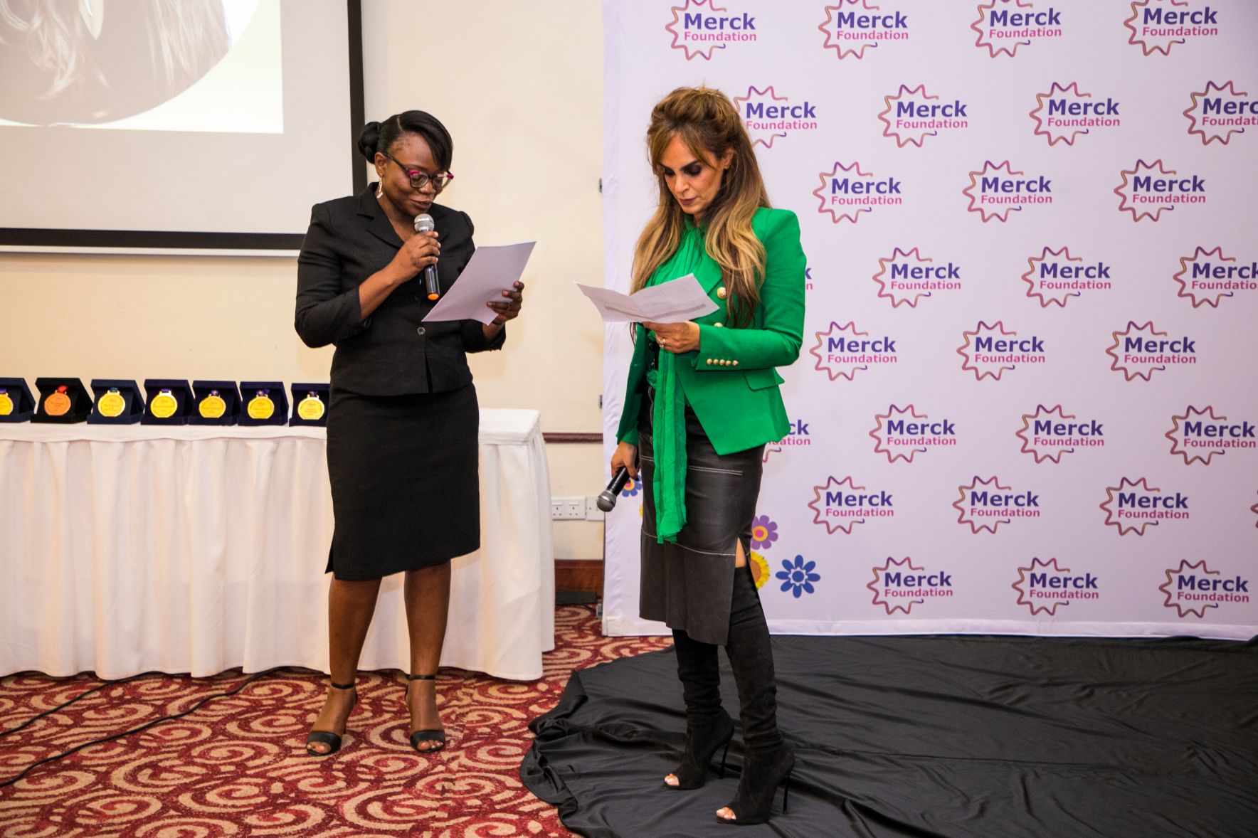 Merck Foundation CEO met and acknowledged their ALUMNI and Winners of Merck Foundation Awards.