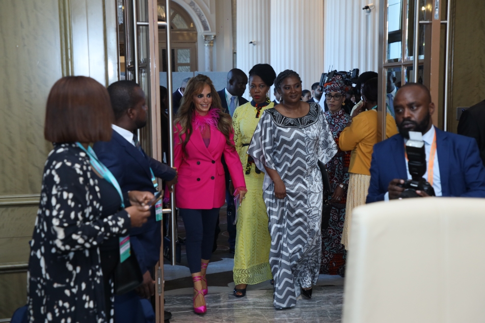 Senator, Dr. Rasha Kelej with African First Ladies and also Ambassadors of Merck Foundation “More Than a Mother” Campaign during Merck Foundation First Ladies Initiative - MFFLI Committee 2022