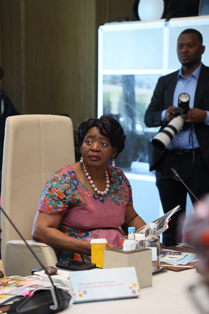 Senator, Dr. Rasha Kelej with African First Ladies and also Ambassadors of Merck Foundation “More Than a Mother” Campaign during Merck Foundation First Ladies Initiative - MFFLI Committee 2022