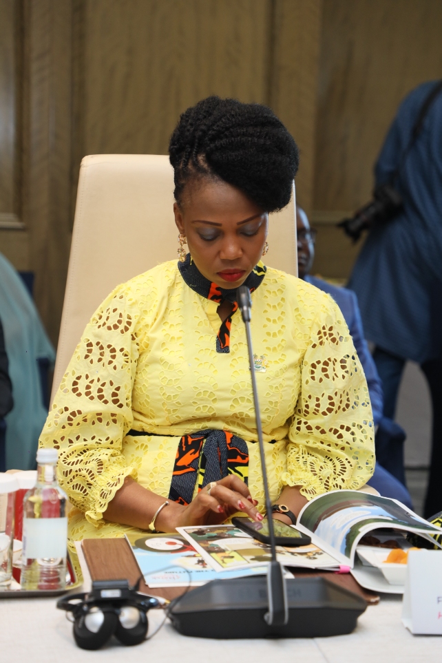 Senator, Dr. Rasha Kelej with African First Ladies and also Ambassadors of Merck Foundation “More Than a Mother” Campaign during Merck Foundation First Ladies Initiative - MFFLI Committee 2022