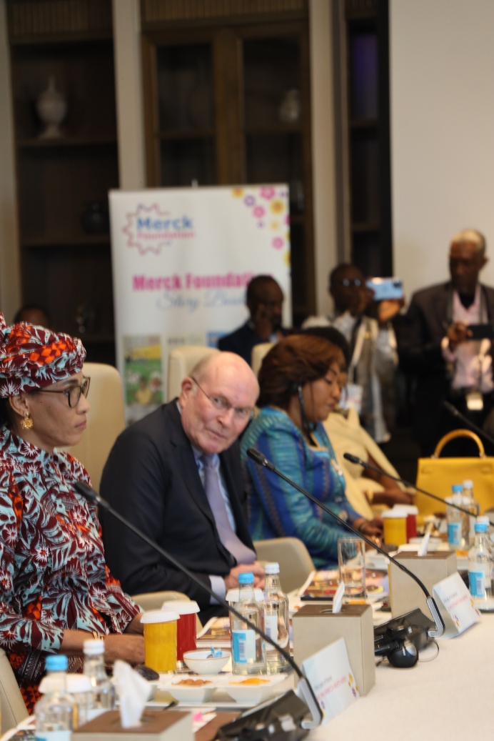 Senator, Dr. Rasha Kelej with African First Ladies and also Ambassadors of Merck Foundation “More Than a Mother” Campaign during Merck Foundation First Ladies Initiative - MFFLI Committee 2022