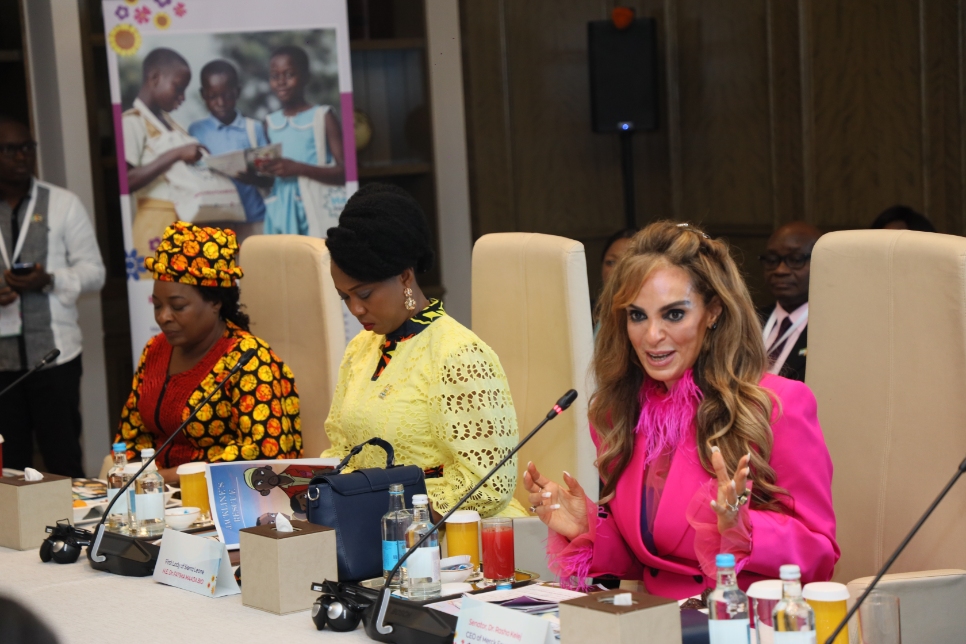Senator, Dr. Rasha Kelej with African First Ladies and also Ambassadors of Merck Foundation “More Than a Mother” Campaign during Merck Foundation First Ladies Initiative - MFFLI Committee 2022