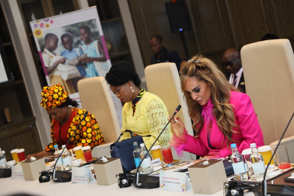 Senator, Dr. Rasha Kelej with African First Ladies and also Ambassadors of Merck Foundation “More Than a Mother” Campaign during Merck Foundation First Ladies Initiative - MFFLI Committee 2022