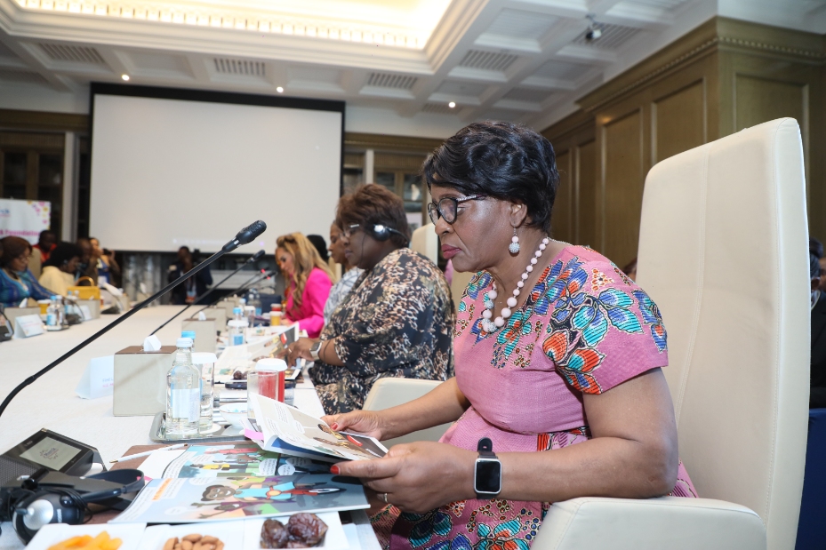 Senator, Dr. Rasha Kelej with African First Ladies and also Ambassadors of Merck Foundation “More Than a Mother” Campaign during Merck Foundation First Ladies Initiative - MFFLI Committee 2022