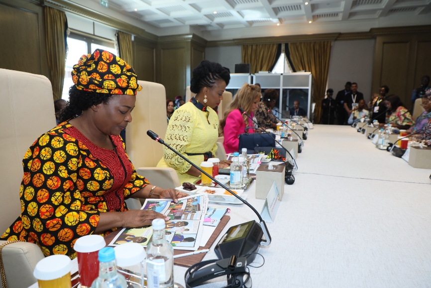 Senator, Dr. Rasha Kelej with African First Ladies and also Ambassadors of Merck Foundation “More Than a Mother” Campaign during Merck Foundation First Ladies Initiative - MFFLI Committee 2022