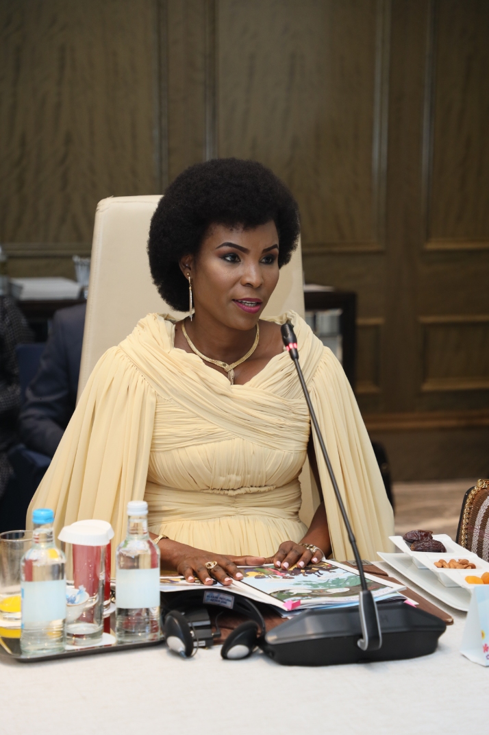 Senator, Dr. Rasha Kelej with African First Ladies and also Ambassadors of Merck Foundation “More Than a Mother” Campaign during Merck Foundation First Ladies Initiative - MFFLI Committee 2022