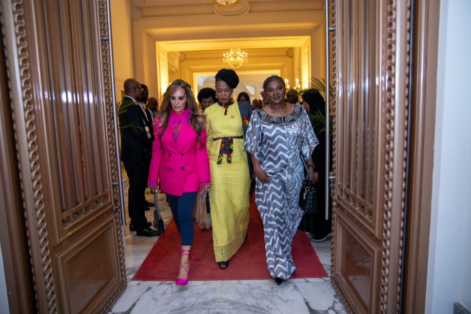 Senator, Dr. Rasha Kelej with African First Ladies and also Ambassadors of Merck Foundation “More Than a Mother” Campaign during Merck Foundation First Ladies Initiative - MFFLI Committee 2022