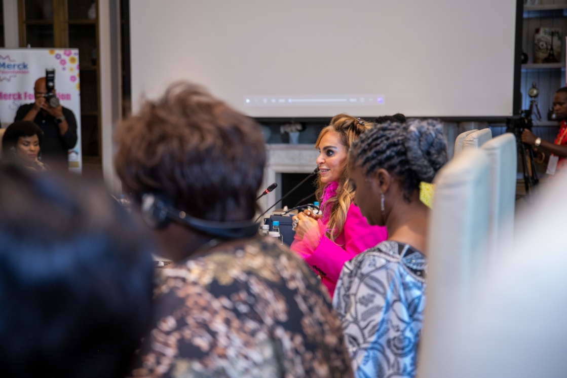 African First Ladies and Senator, Dr. Rasha Kelej during Merck Foundation First Ladies Initiative - MFFLI Committee 2022