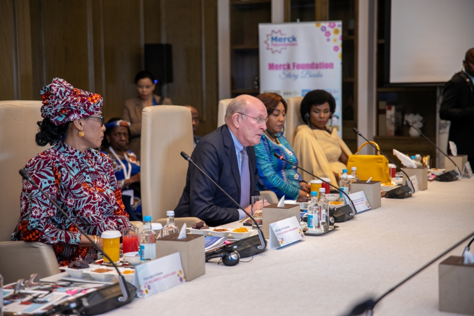 African First Ladies and Senator, Dr. Rasha Kelej during Merck Foundation First Ladies Initiative - MFFLI Committee 2022