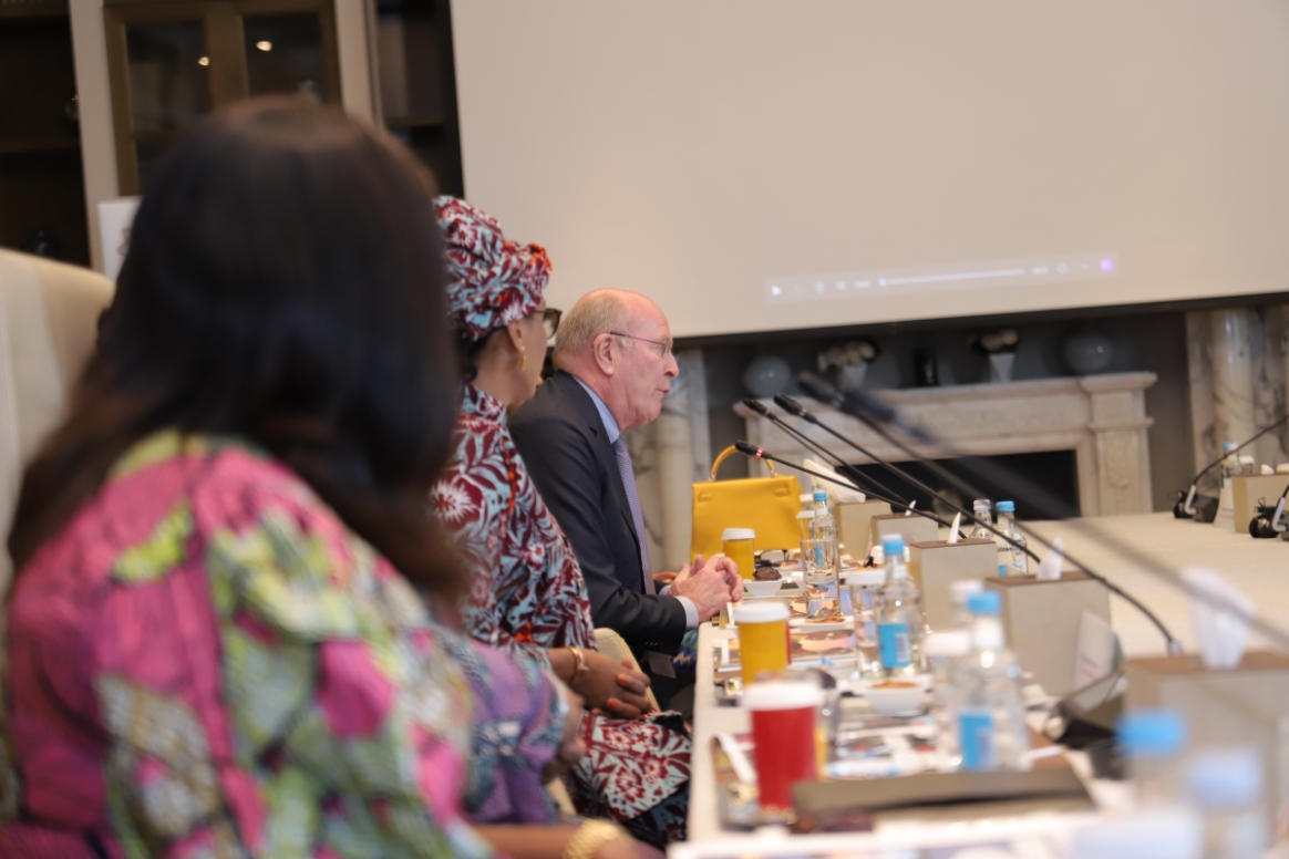 African First Ladies and Senator, Dr. Rasha Kelej during Merck Foundation First Ladies Initiative - MFFLI Committee 2022