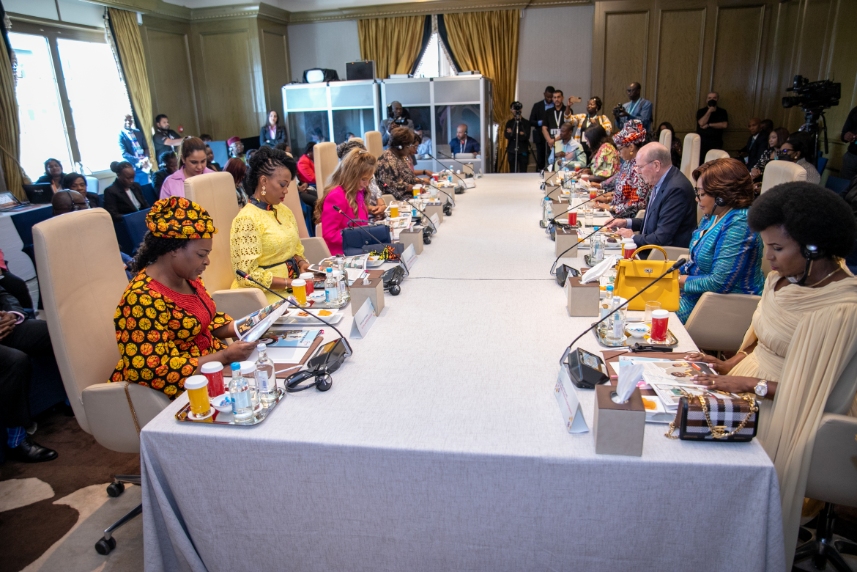 African First Ladies and Senator, Dr. Rasha Kelej during Merck Foundation First Ladies Initiative - MFFLI Committee 2022