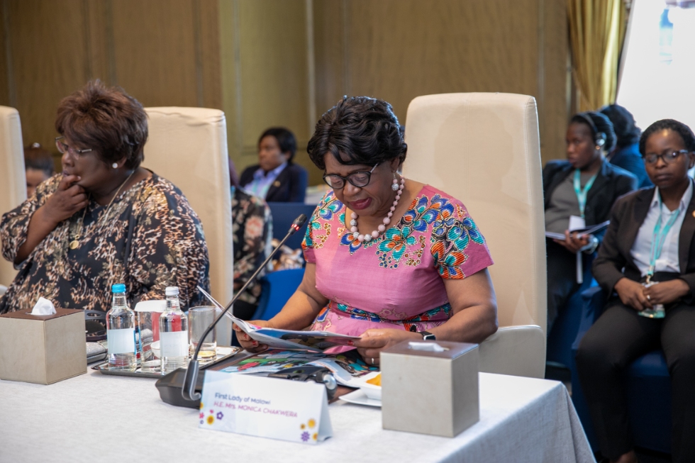 African First Ladies and Senator, Dr. Rasha Kelej during Merck Foundation First Ladies Initiative - MFFLI Committee 2022