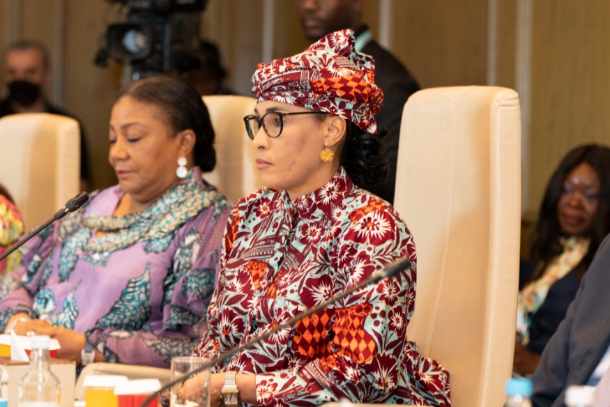 African First Ladies and Senator, Dr. Rasha Kelej during Merck Foundation First Ladies Initiative - MFFLI Committee 2022