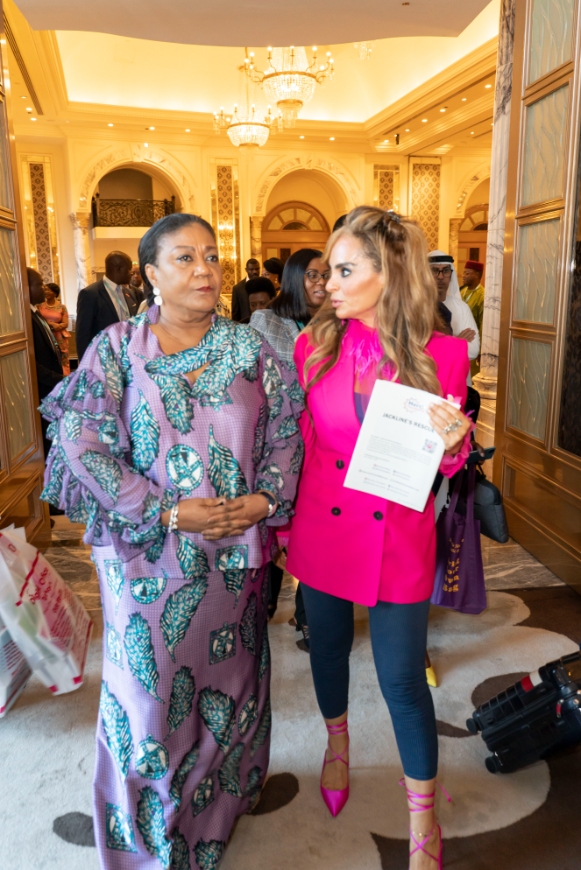 African First Ladies and Senator, Dr. Rasha Kelej during Merck Foundation First Ladies Initiative - MFFLI Committee 2022