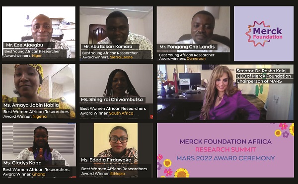Senator, Dr. Rasha Kelej, CEO of Merck Foundation during the MARS 2023 Awards Ceremony 