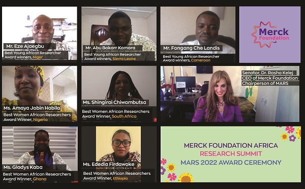Merck Foundation Africa Research Summit (MARS) Awards 2022 - Online Award Ceremony