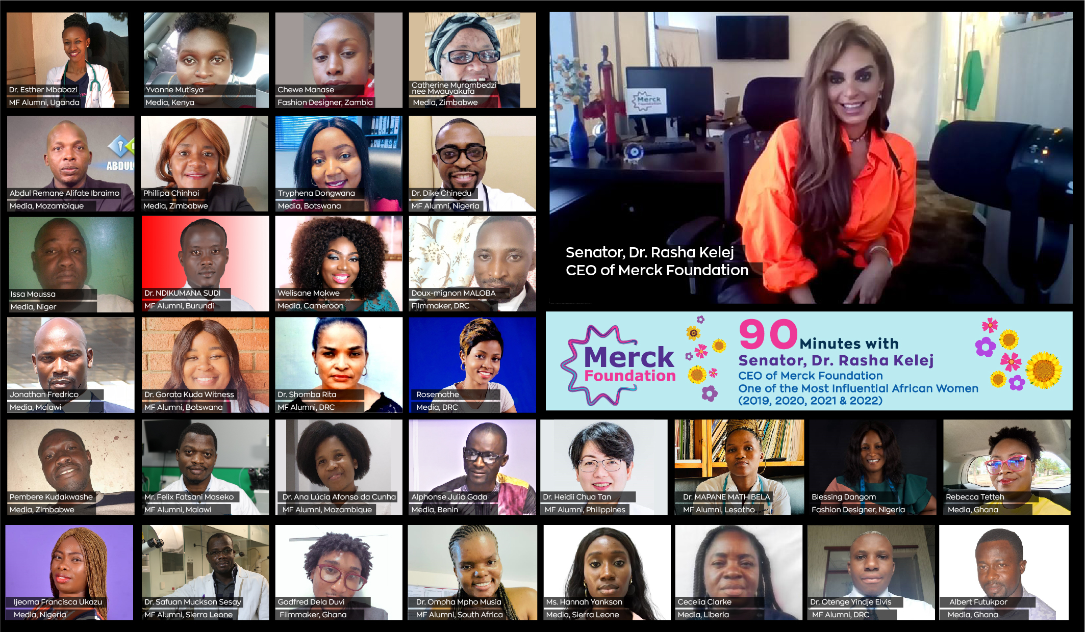 A candid encounter with the CEO of Merck Foundation and Most Influential African Women.