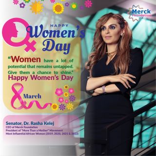 Message from Senator, Dr. Rasha Kelej CEO of Merck Foundation on International Women’s Day 2023