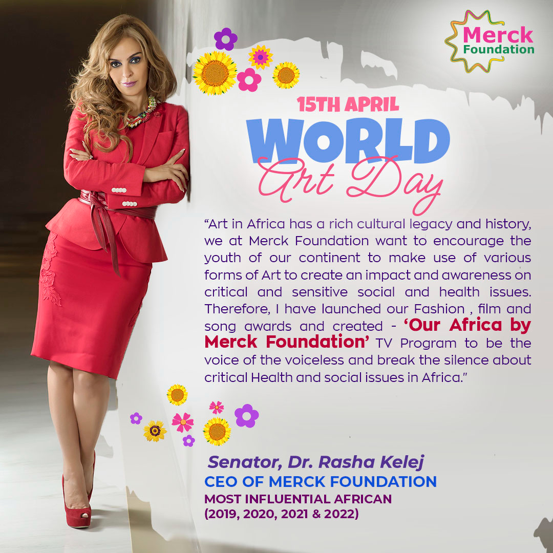 Merck Foundation marks ‘World Art Day’ through their best Film, Song and Fashion Awards 2022, 2023, directed towards raising awareness about social and health issues