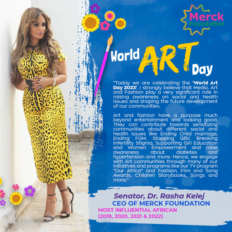 Merck Foundation marks ‘World Art Day’ through their best Film, Song and Fashion Awards 2022, 2023, directed towards raising awareness about social and health issues