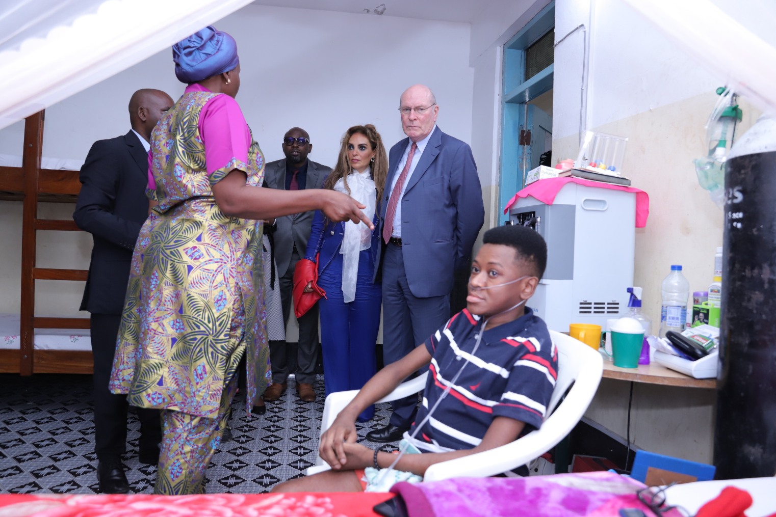 Prof. Dr. Frank Stangenberg Haverkamp, Chairman of Merck Foundation BOT and Senator, Dr. Rasha Kelej, CEO of Merck Foundation meet Minister of Community Development, Women and Special groups, Tanzania