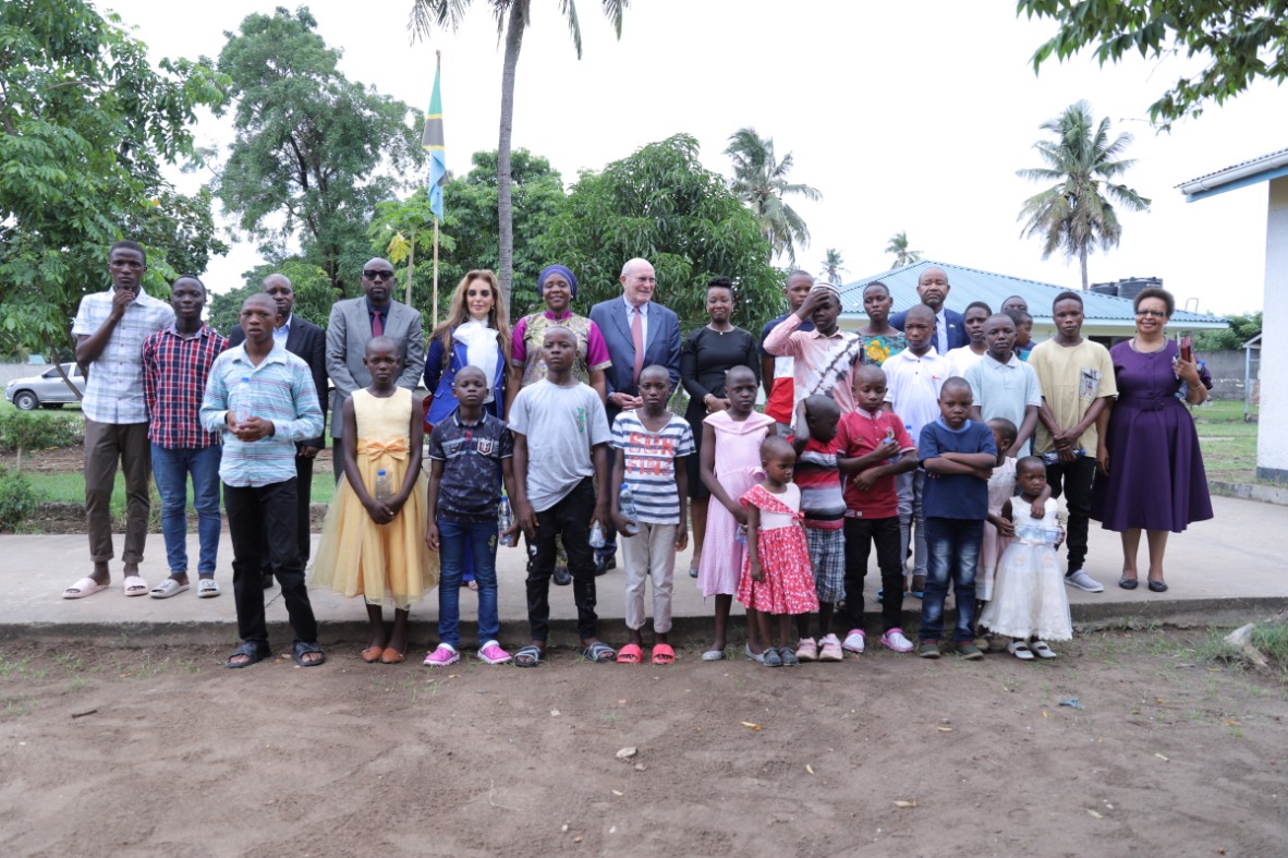 Prof. Dr. Frank Stangenberg Haverkamp, Chairman of Merck Foundation BOT and Senator, Dr. Rasha Kelej, CEO of Merck Foundation meet Minister of Community Development, Women and Special groups, Tanzania