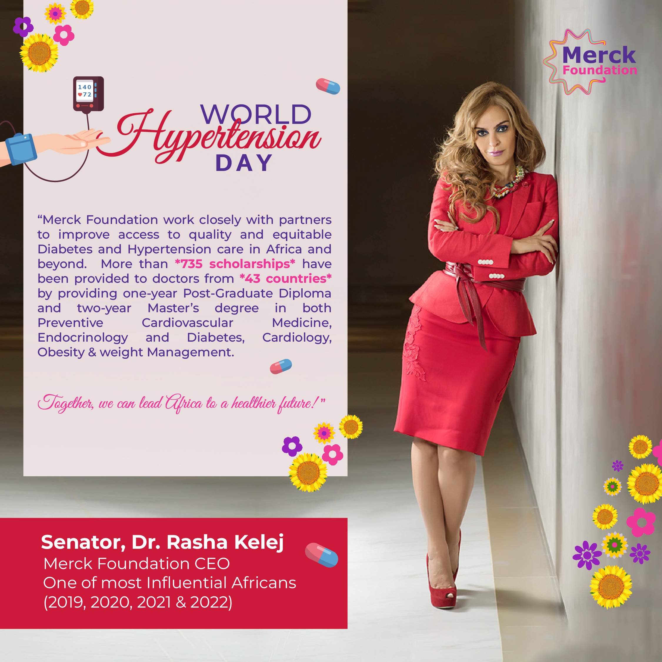 Message from Senator, Dr. Rasha Kelej on World Hypertension Day 2023