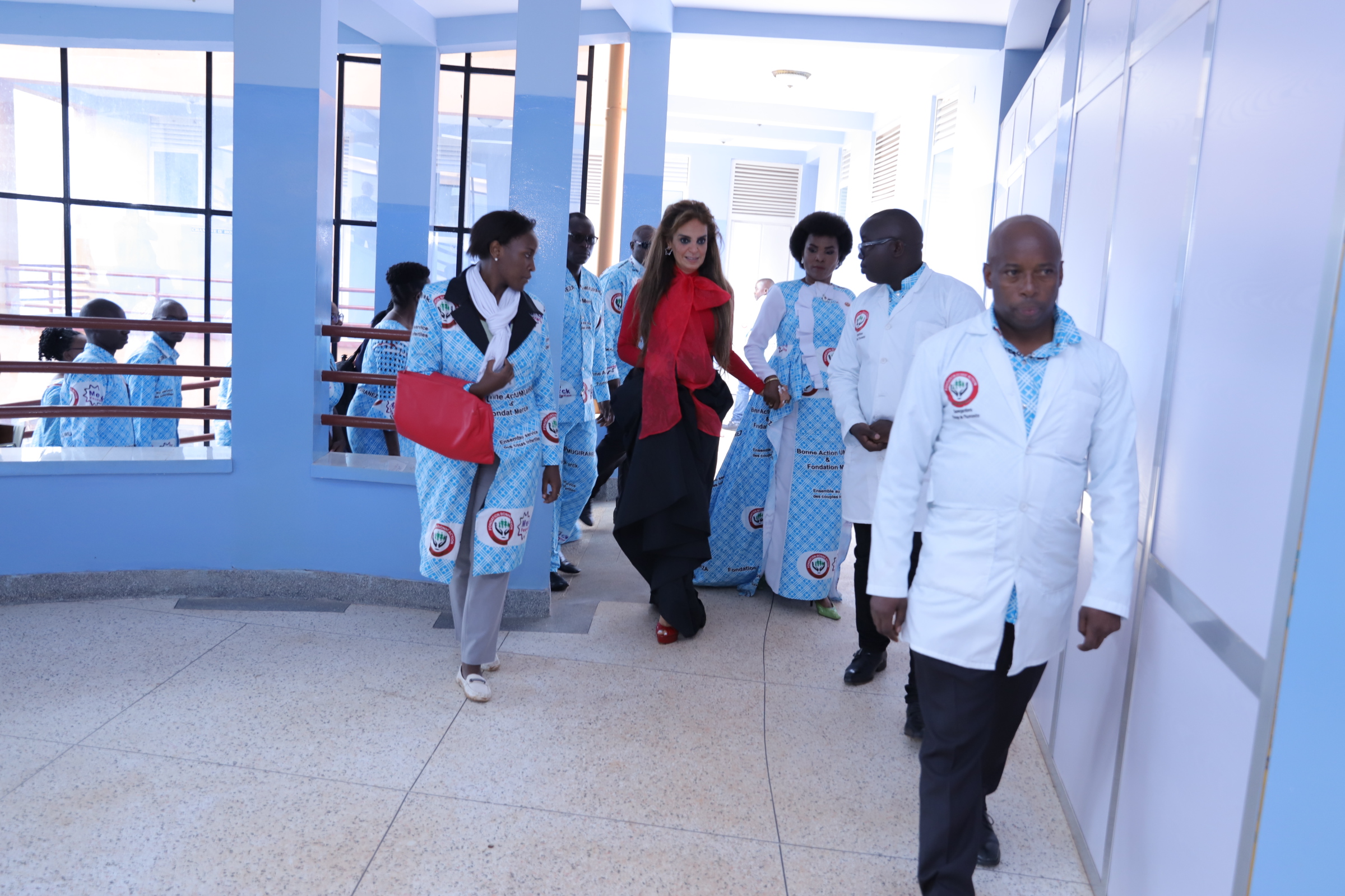 Merck Foundation CEO and Burundi First lady Inaugurates the First Public IVF Centre in Burundi D - Senator, Dr. Rasha Kelej, CEO of Merck Foundation with H.E. Madam ANGELINE NDAYISHIMIYE, The First Lady of Republic of Burundi