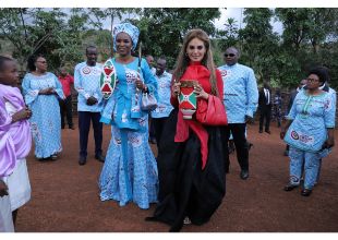 Senator, Dr. Rasha Kelej, CEO of Merck Foundation with H.E. Madam ANGELINE NDAYISHIMIYE, The First Lady of Republic of Burundi