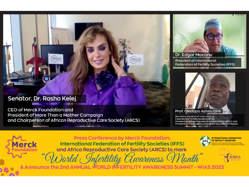 Press Conference by Merck Foundation, IFFS and ARCS to announce 2ndOnline Annual World Infertility Awareness Summit (WIAS) 2023